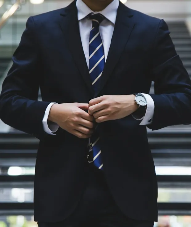 Sales representative ready for a business meeting